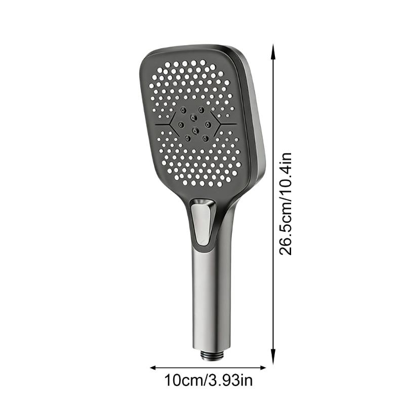 Powerful High Pressure Shower Head Water Saving Hnadheld Showerhead With Multiple Sprays Modes Easy Installation