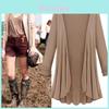 Women's Autumn Long Sleeve Slim Solid Color Knitted Sweater Cardigan Tops In Premium Quality