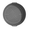 Silicone Air Fryer Liner Round Square Foldable Mat for Baking Food-Grade Basket Non-Stick Heat Resistant Air Fryer Accessories