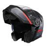 Kask motocyklowy z podwójnym wizjerem, modułowy, podnoszony, pełnotwarzowy, dla dorosłych mężczyzn i kobiet, zatwierdzony DOT AH121