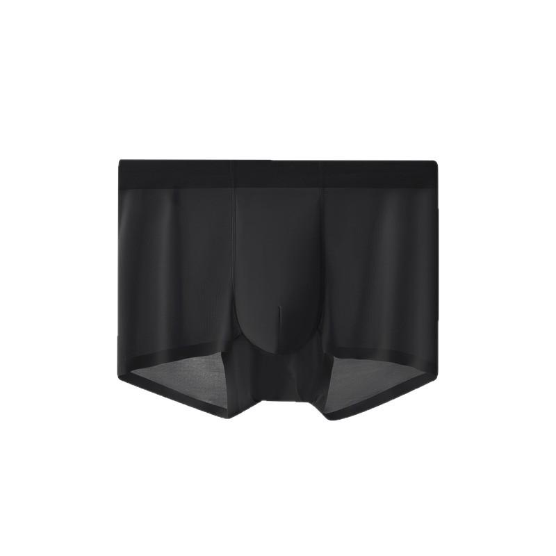 Herren Coole Eis seide Mittelhohe Nahtlose Unterwäsche - Atmungsaktiv, Hohe Elastizität, Antibakteriell, Dünnes Design