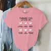 Damen Sommer T-Shirts Dinge, die ich in meiner Freizeit tue Aufdruck T-Shirts für Frauen Lustiges Tier Huhn Y2k Oberteil Lässige Mode T-Shirts