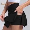 Gonna da Tennis da Donna con Tasca Vita Alta Golf Skort Estiva Casual Sportiva Running Pickleball gonna da Allenamento con Pantaloncini Interni