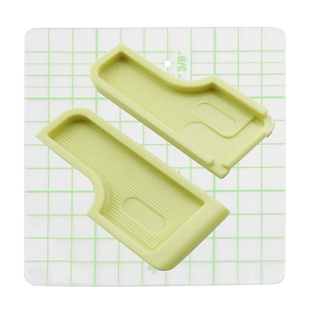 6-in-1 Stick 'n Stitch Guide Sewing Seam Guide Positioning Plate Multifunction Interlock Guide Grid Measure Sewing Accessories