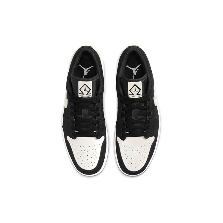 Air Jordan 1 Low SE Diamond Men Sneakers Black White DH6931-001