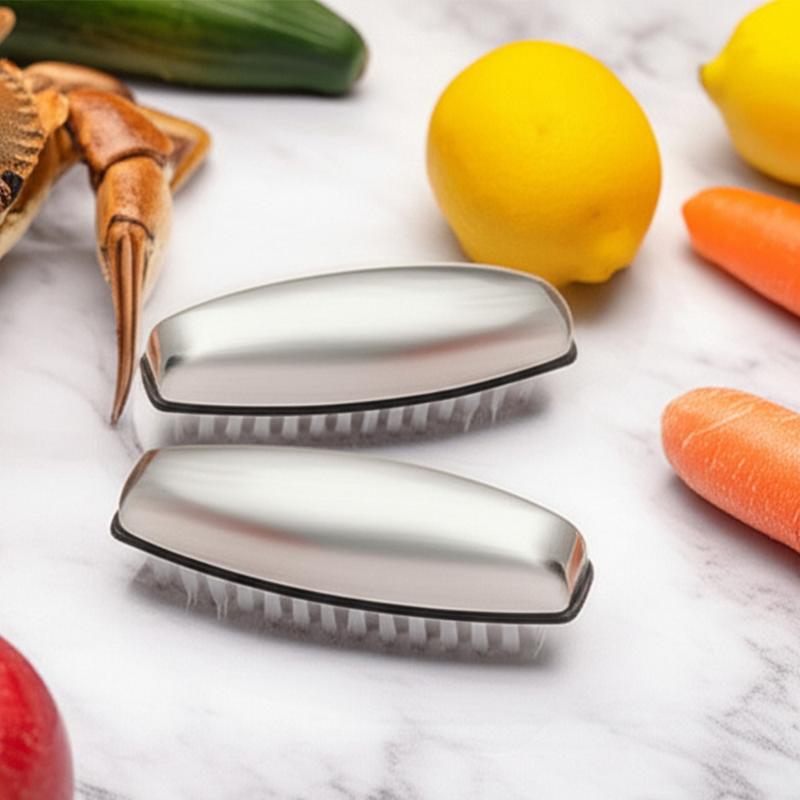 Multipurpose Fruits Vegetables Cleaning Brush Fingers Protection Carrot Potato Cleaner Kitchen Cleaning Supplies Small Brush