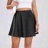 95g Boutique Satin Halter High Waist Elastic Solid Color Ladies Short Skirt Comfortable Elegant and Premium Womens