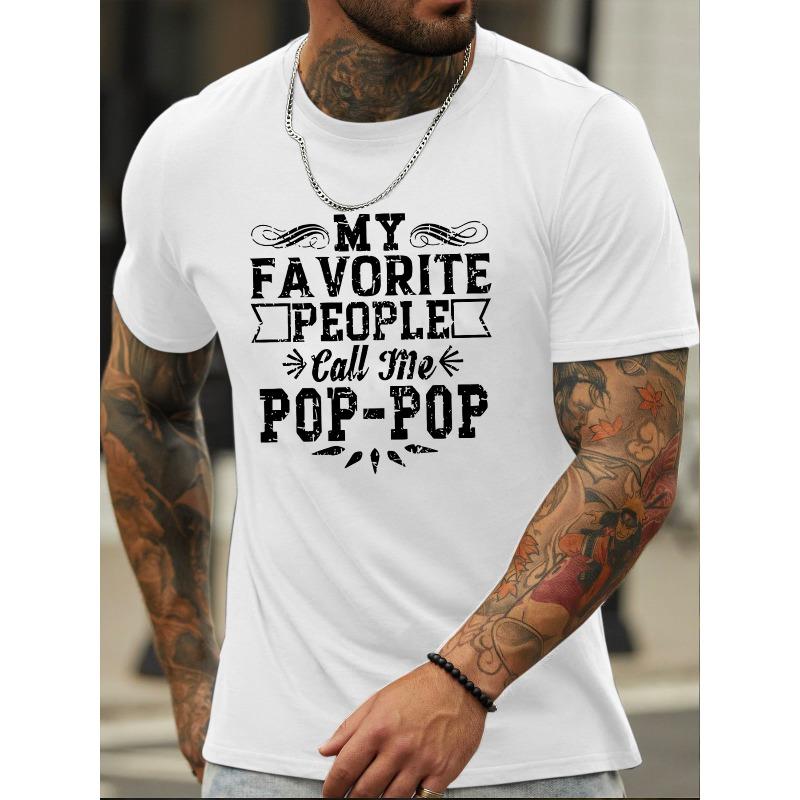 European sizes Summer Men'S Fashion Short-Sleeve T-Shirt with Letter Pattern Print