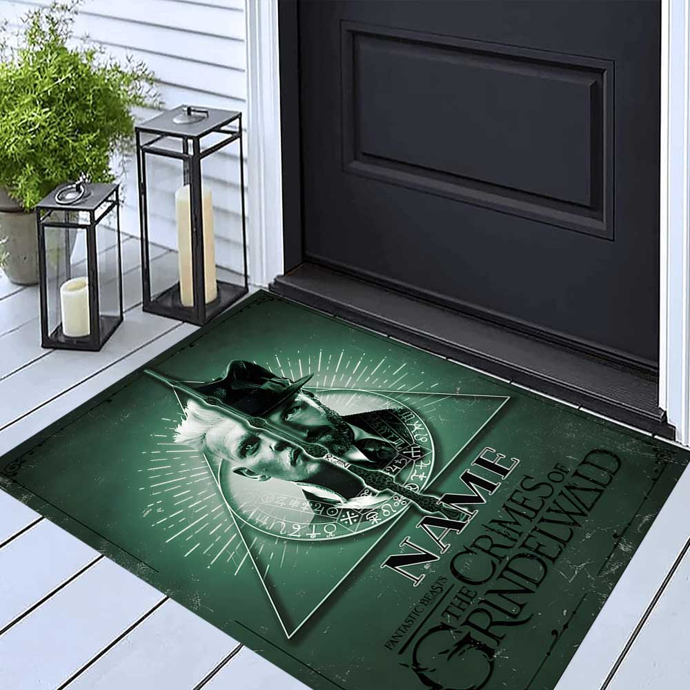 Warner Bros. Works (2) Customize Your Name Rug, Office Chair Cushion, Home Bedroom Living Room Gift.