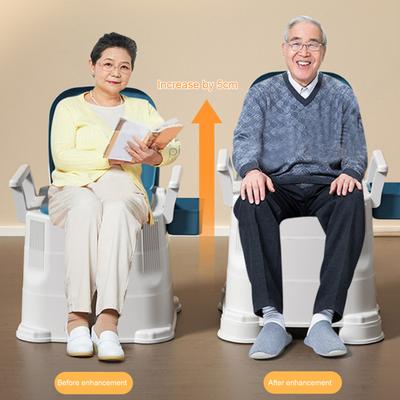 Přenosná kempingová toaleta se širokým sedátkem pro starší dospělé Snadno se čistí Stabilní přenosná mobilní toaleta pro vnitřní venkovní kempování