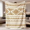 2026 Latest Flannel Blanket | Bohemian Style Geometric Pattern, Hypoallergenic, Multipurpose, All-Season, Warm Soft Cozy for Sofa Bed Chair, Digital P