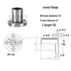 12mm ID LM12UU Linear Bearing & LMK12UU Flange Series: Wear-Resistant & Smooth