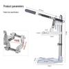 Universal Rotating Electric Drill Stand & Mini Workbench for Punching, Grinding, and Drilling