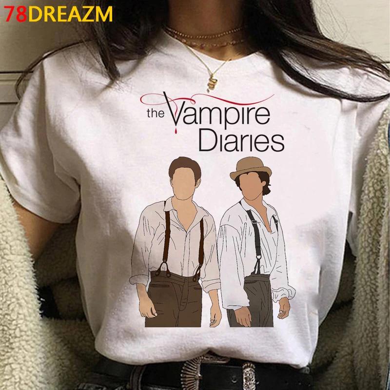 The Vampire Diaries TV Inspired T-Shirt the Vampire Diaries t shirt ulzzang casual aesthetic t shirt top tees Unisex T-Shirt