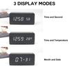 Wood Digital Clock Multicolor Smart Alarm Clock Versatile Desktop Clock  for Office