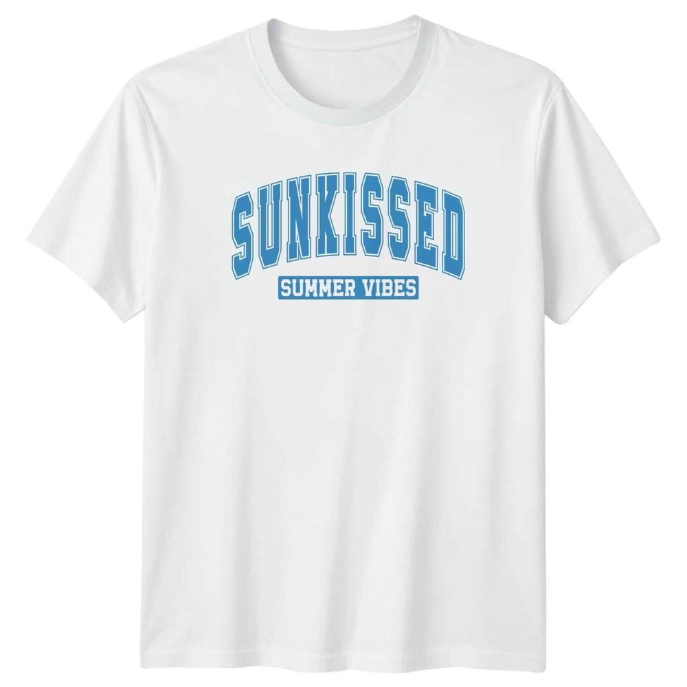 Sunkissed Unisexs TShirt Summer Beach Gift For Her S