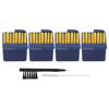 4 Packs 34pcs Wax Guard Filters Cleaning Tool Hearing Aid Wax Guard Filters for Starkey Clear Hearing Amplifier Brush Set
