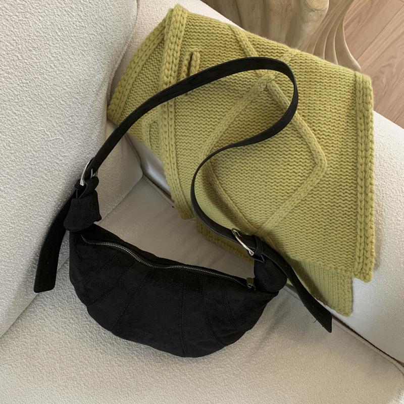 Niche Design Bag Women's Autumn and Winter 2025 New Fashion One Shoulder Crossbody Croissant Bag High-end Underarm Dumpling Bag