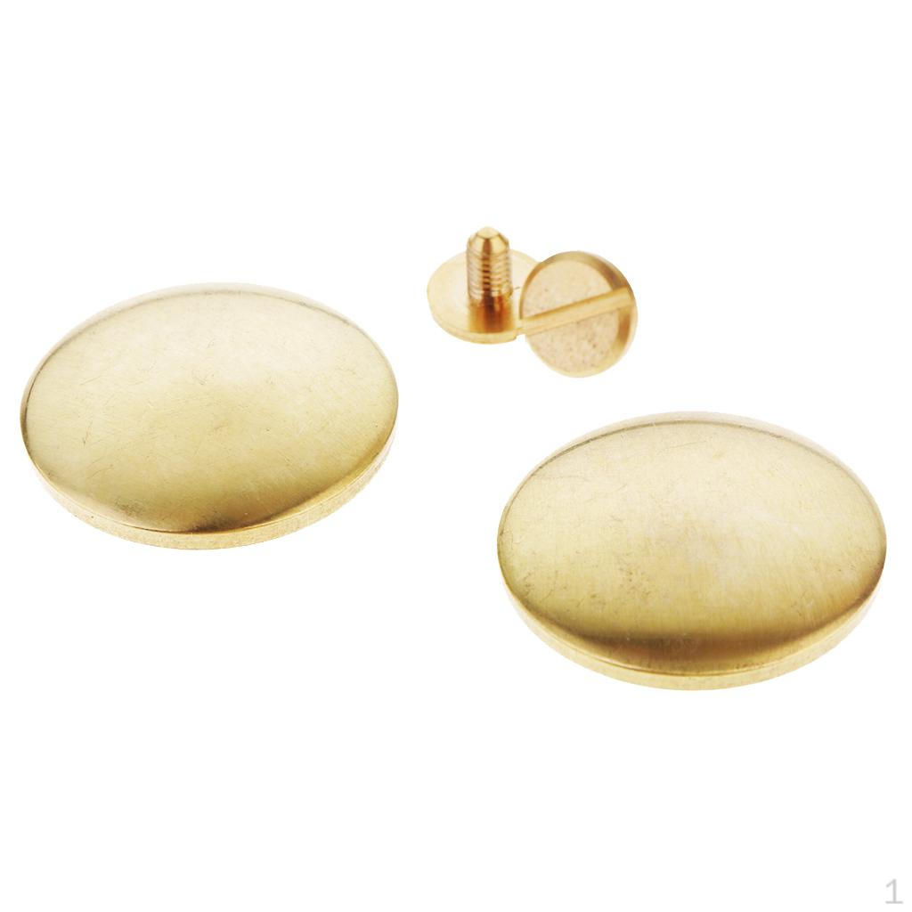 2 Pieces Brass Button For Clothes, Shoes, Backpack Hand Craft Accessoties