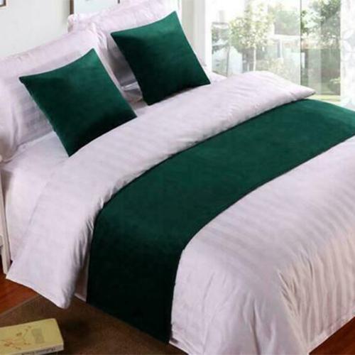 European Style Luxury Velvet Bed Runner Throw Home Hotel Decoration Bed Flag Wedding Bedroom Bed Tail Towel Pillowcase