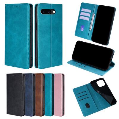 Obchodní magnetické flipové pouzdro na telefon pro Google Pixel 9 Pro XL pixel 9A Pixel 8 7 6 Pro 8A 7A 6A Kožené knížkové pouzdro Peněženkový kryt