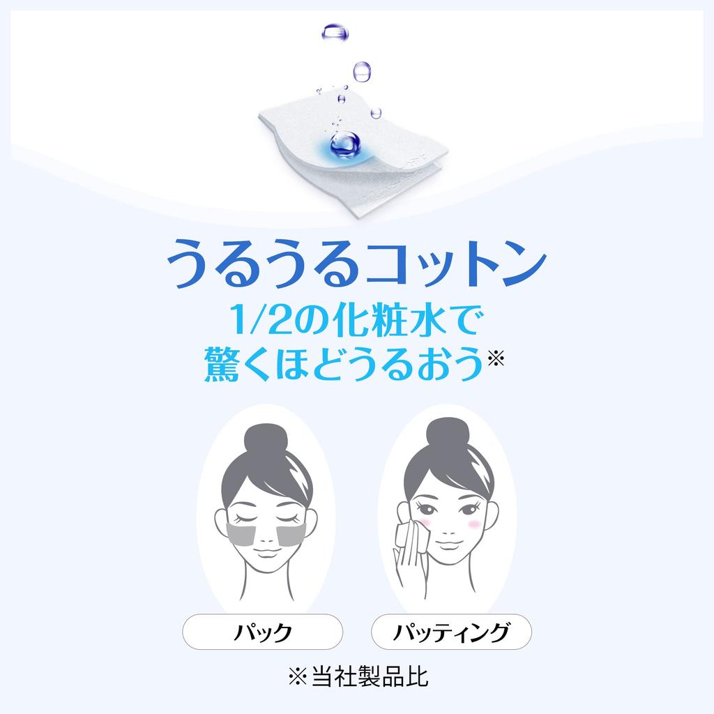 Silcot Moisturizing Juicy Sponge 40 Sheets X 6 Unicharm Cotton, Structure, Packs,