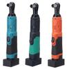 3/8"  42V Rechargeable Scaffolding 100Nm Right Angle Wrench Tool + 2 Battery Charger Cordless Electric Wrench Ratchet