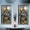 Halloween Window Cling Waterproof PVC Skull Spider Pumpkin Witch Grim Reaper Static Glass Sticker Home Office Party Decoration Decal