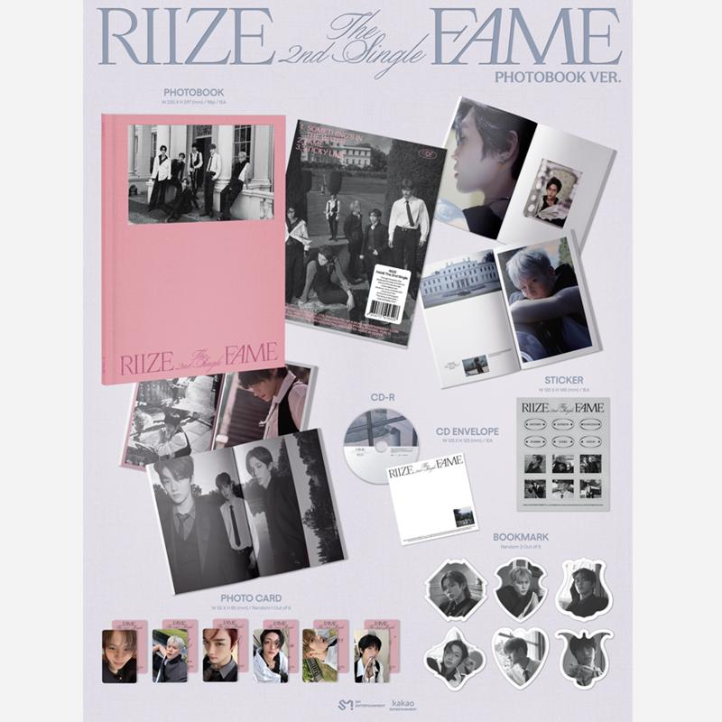 [Pre-order]  RIIZE 2ND Single Album [Fame] Photobook Ver