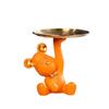 Resin Bear Artificial Ornaments Key Storage Tray Home Living Room Office Tea Table Tv Cabinet