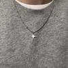 Star Pendant Necklaces Four-pointed Star Chokers Necklaces Hot Girl Women Y2k Jewelry Alloy Material Party Accessories