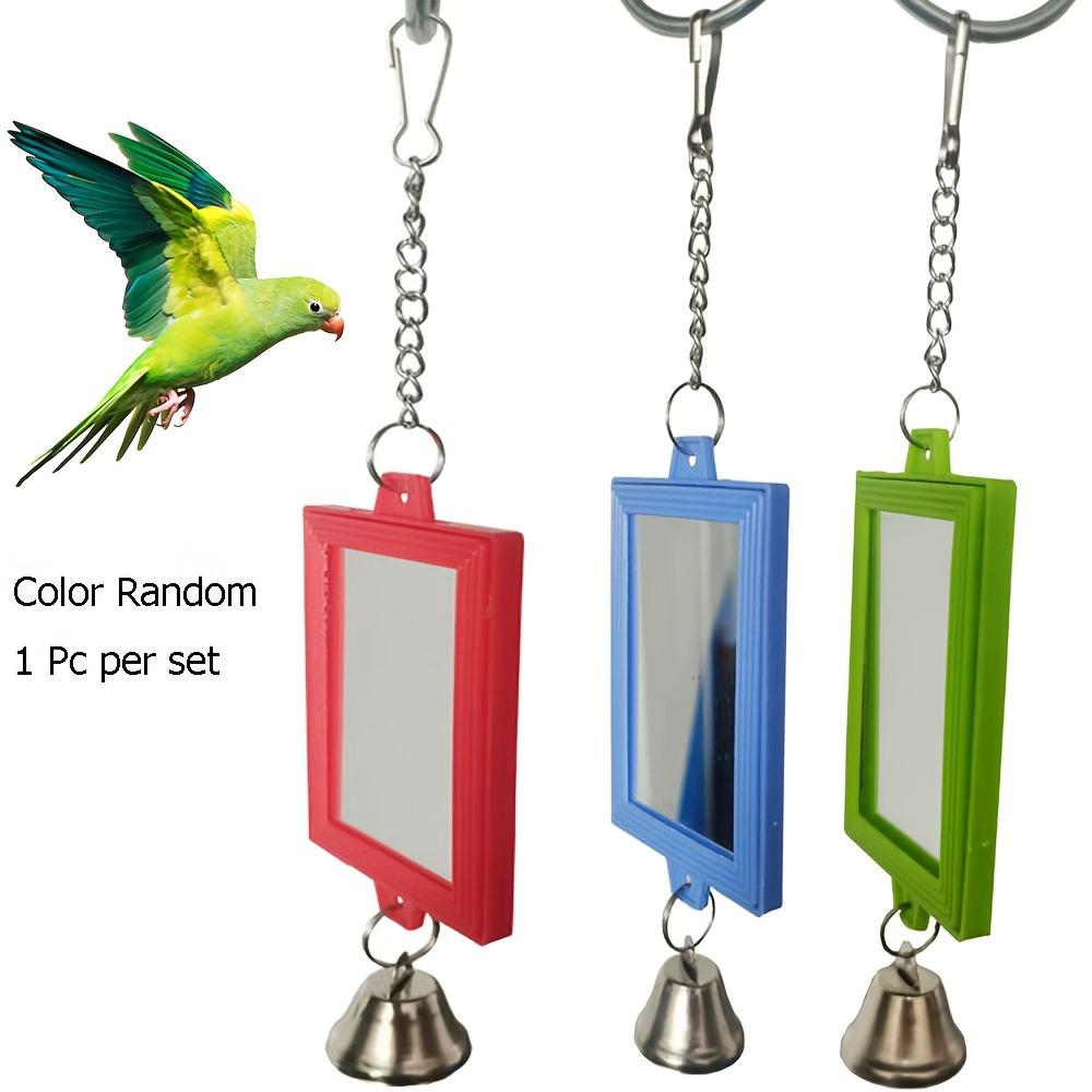 A Popular Product From The Manufacturer, This Pack Includes One Square Double-Sided Mirror Designed As A Parrot Toy for Birdcage Decoration
