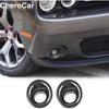 Pentru 15+ Dodge Challenger Acoperire Lampă Ceață Față Ornamente Accesorii Fibră de Carbon
