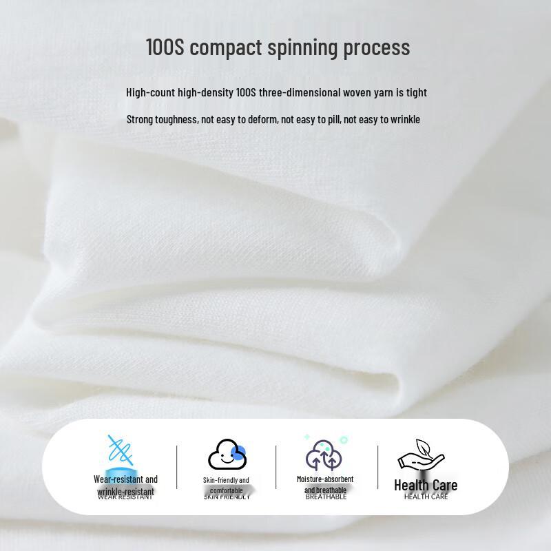 Damski bawełniany podkoszulek Eversun z okrągłym dekoltem i krótkim rękawem