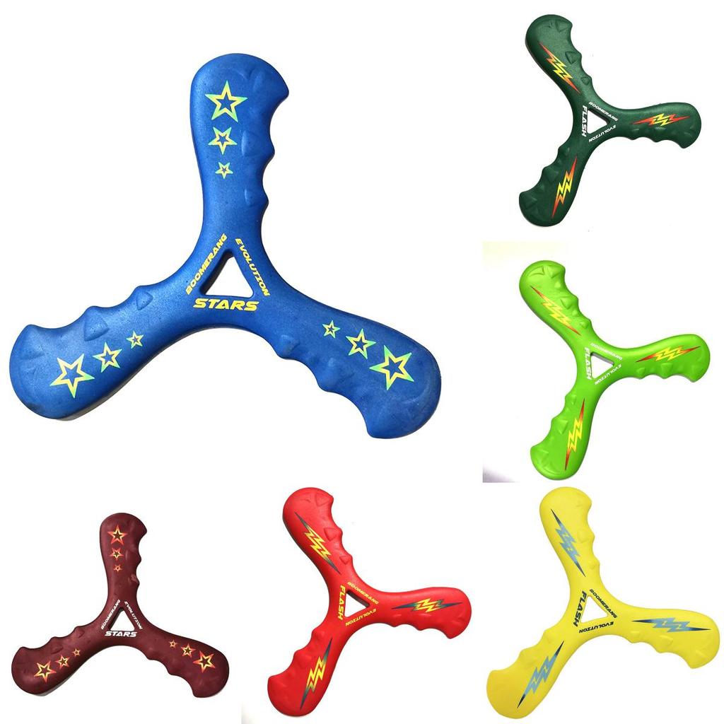 Lightning Three-leaf Children's Safe Boomerang Outdoor Leisure Toy Wholesale
