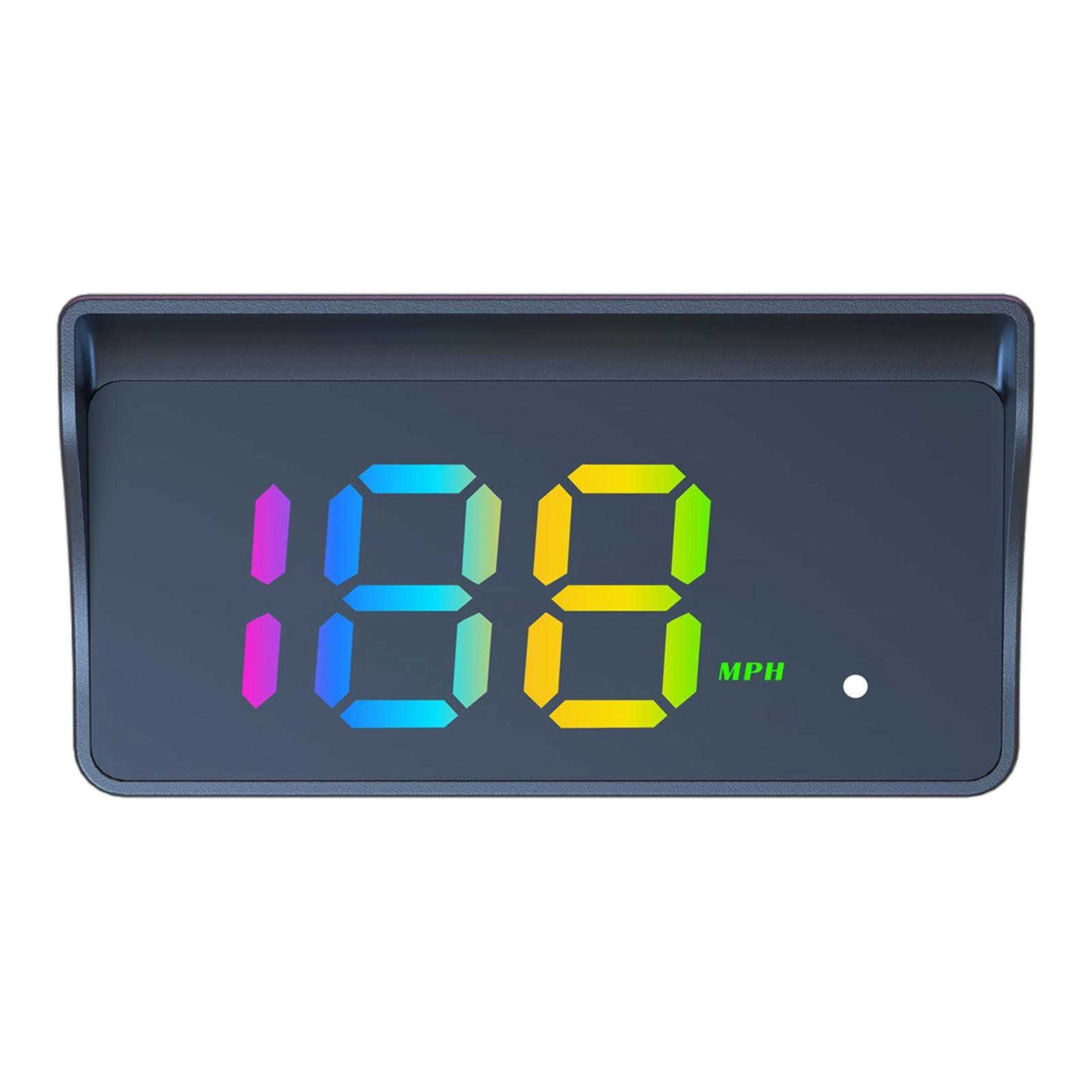 Car HUD Universal GPS Digital Speedometer Automatic Brightness Adjustment Speed Meter for All Car Truck Plug and Play Auto Part