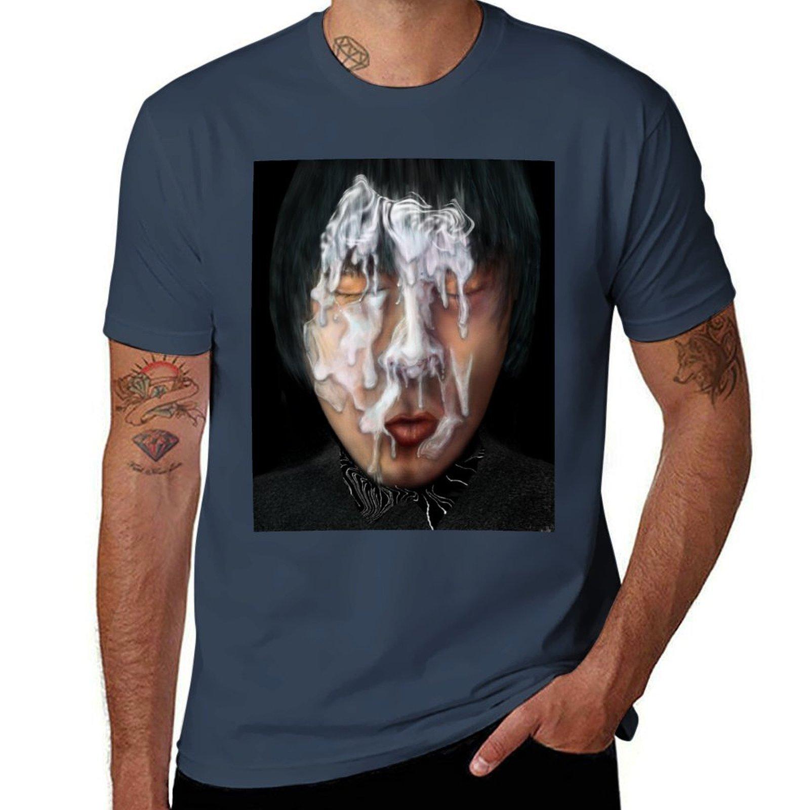 Transe Blanc black background TShirt Sports Basic Short Sleeve TShirt S