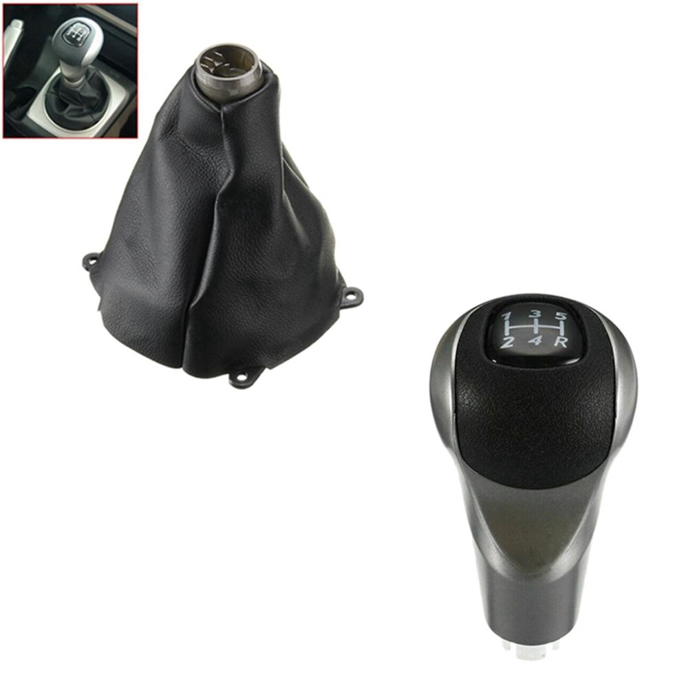 5 Speed Gear Shift Knob With Boot For Honda Civic 2006-2011