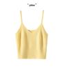 Women's 100% Cashmere V-Neck Knit Camisole – Slim Fit, Fashionable Outerwear in Multiple Colors