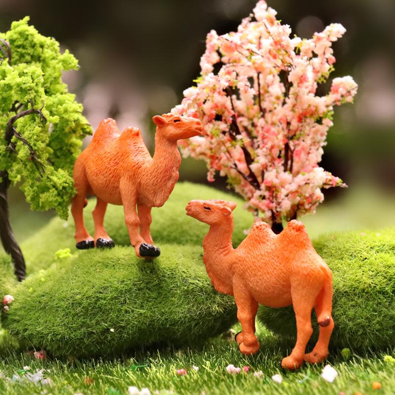 Desert Camel Mini Model Toy - Micro-Landscape Desktop Decoration Ornament