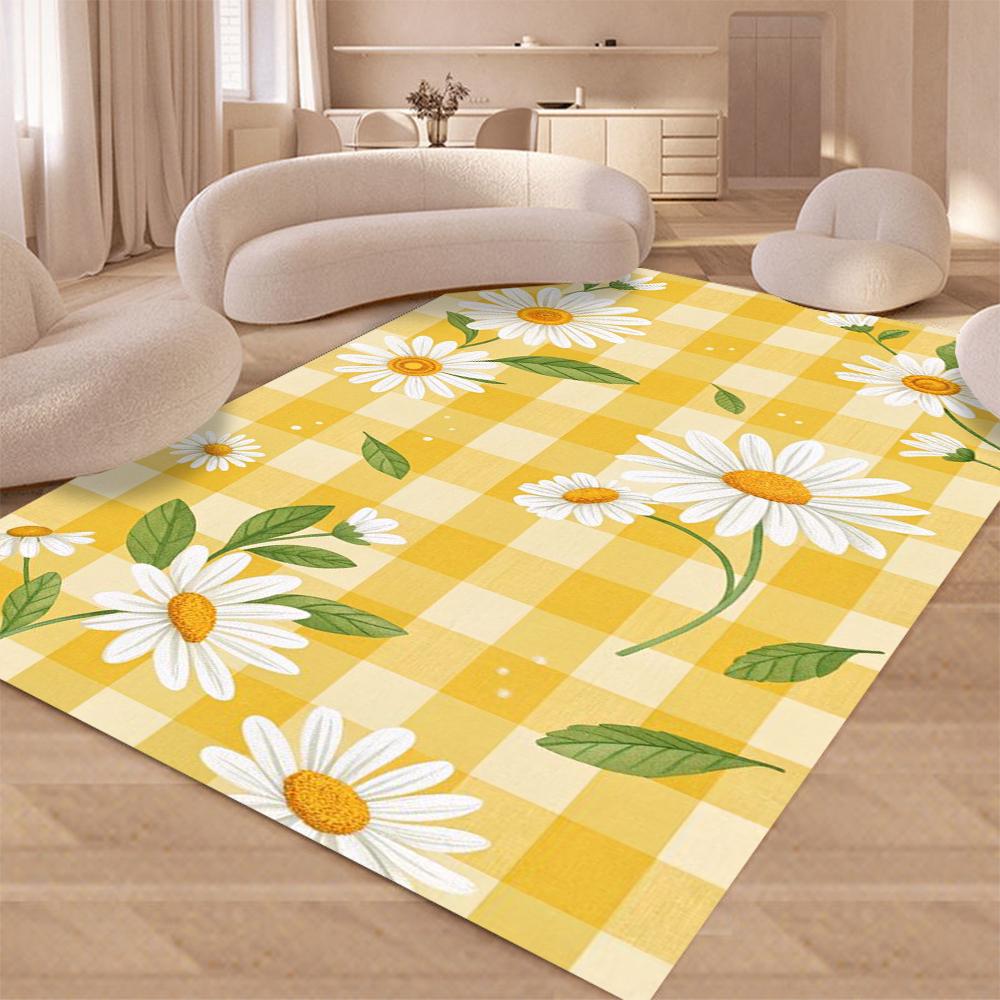 Sunflower Field Carpets for Living Room Home Bedroom Coffee Tables Carpets Modern Anti-slip Floor Mat Home Decorative Area Rug