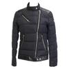 Prada [Domestic Regular] 13AW Leather/Nylon Switch Riders Jacket Jacket 40 blackUsed