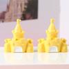 Resin 3D Cartoon Castle Pendant Phone Case Toy Jewelry and Stationery Ornament