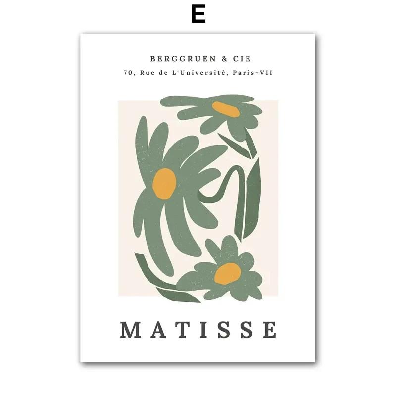 Matisse Astratto Ragazza Sexy Fiore Foglie Arte Murale Pittura su Tela Poster Nordici e Stampe Immagini per Soggiorno Decorazioni per la Casa