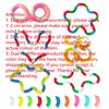 1/3/5Pcs Fun and Educational Twist Music Puzzle Toys for Kids-Vent Deformation Rope Knot Pressure Adult Stress Relief Toys