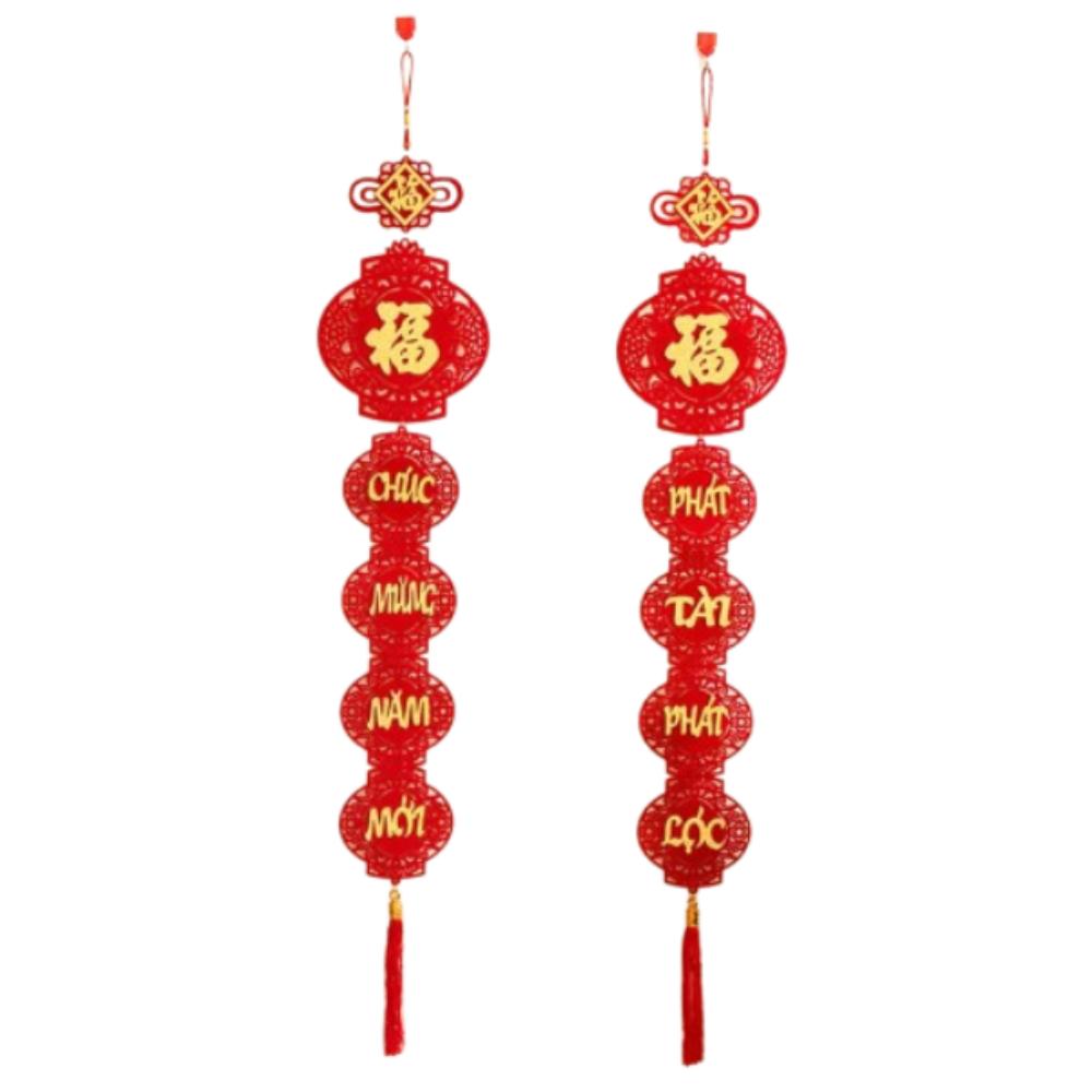 Traditional Vietnam Lucky Ornament Chinese Style Fu Character Pendants  Wedding Birthday