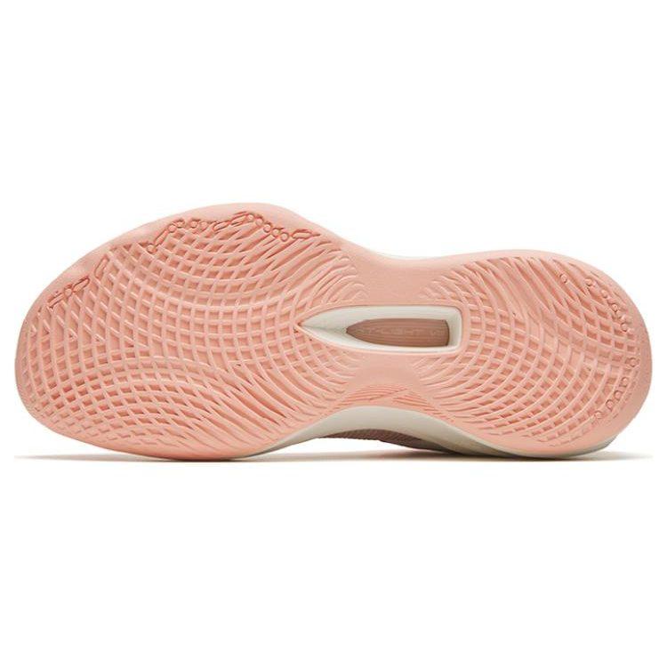 Anta Light Cavalry 8 Slip Resistant Abrasion Resistant Low top Basketball Shoes Men's Pink White 112321603-4