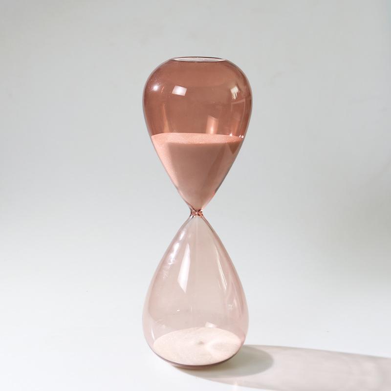 Hourglass Timer European Minimalist Creative Glass Water Drop Desktop Home Decor Ornament Gift