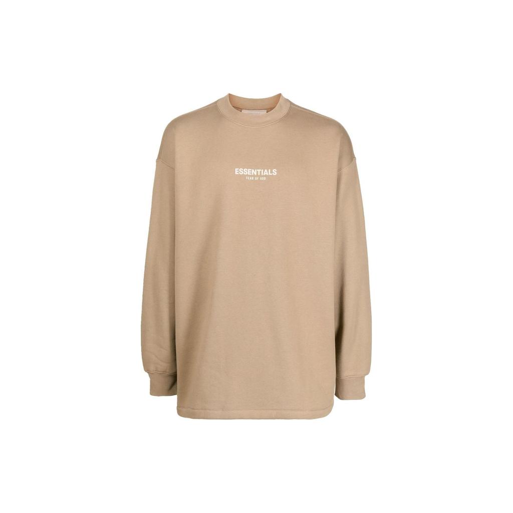 Fear of God Essentials Relaxed Crewneck Oak Men Tops Green 192BT212075F