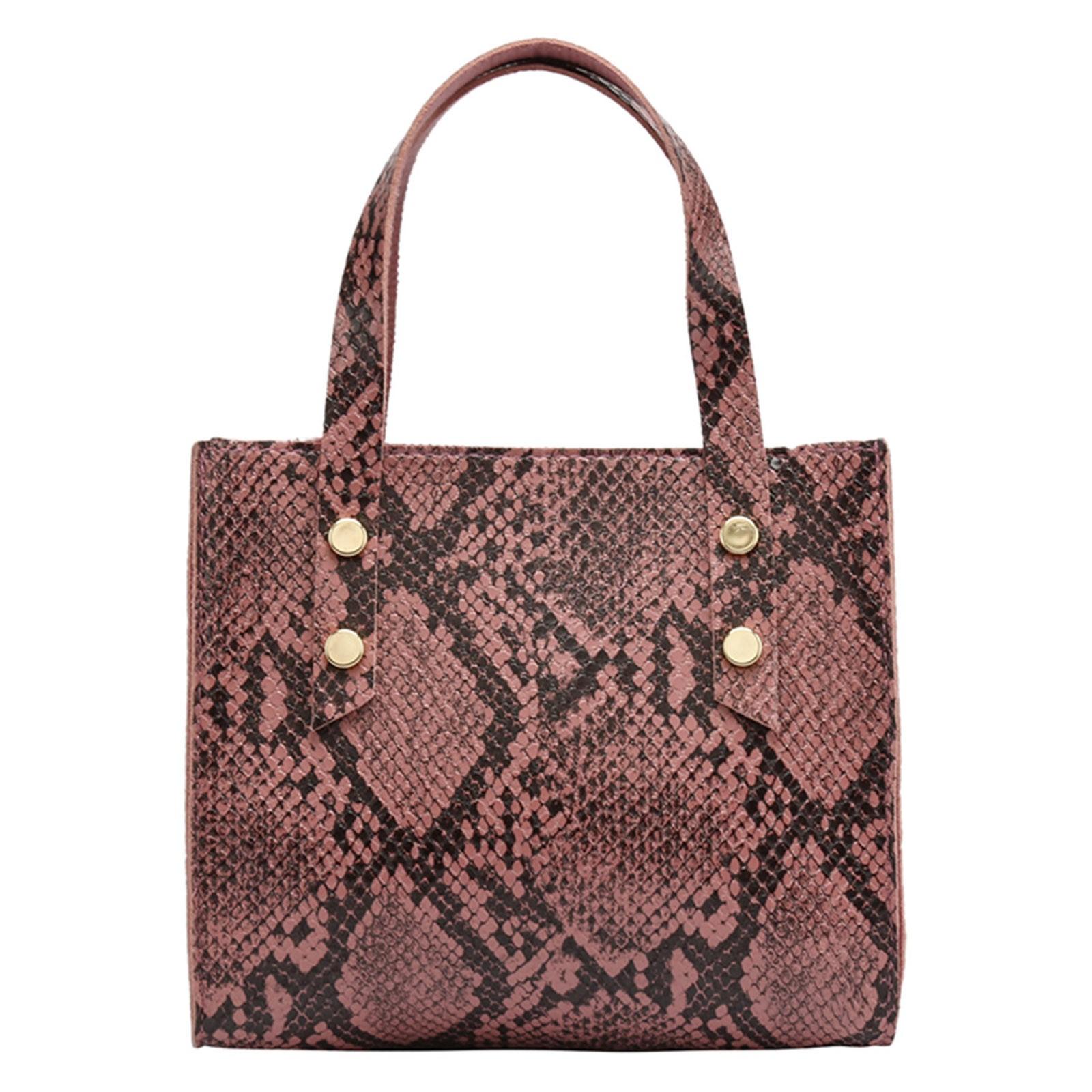 

Ladies Fashion Zipper Serpentine Bag Shoulder Bag Messenger Bag Hand Bag рожевий